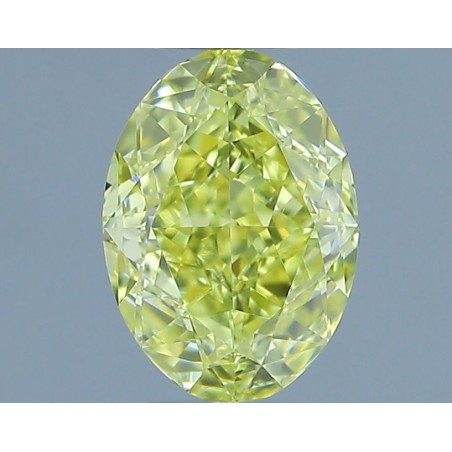 Diament o barwie fantazyjnej szlif owalny, 1ct, VS1, Fancy Intense Yellow, GIA 2233727190