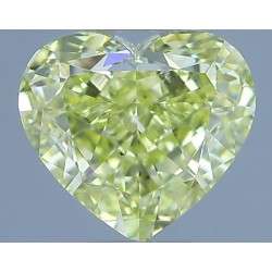 Diament o barwie fantazyjnej serce, 1.56ct, VS2, Fancy Yellow, GIA 1232717913