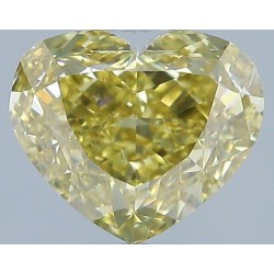 Diament o barwie fantazyjnej serce, 1.02ct, SI1, Fancy Brownish Yellow, GIA 5231552244