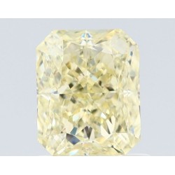 Diament o barwie fantazyjnej radiant, 1.11ct, VVS2, Fancy Light Yellow, GIA 7528390282