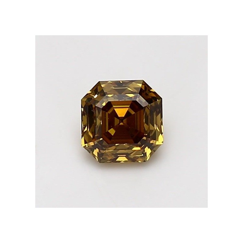 Diament o barwie fantazyjnej Asscher, 0.84ct, VVS2, Fancy Deep Yellow, GIA 2235651102 Diament o barwie fantazyjnej Asscher, 0.84ct, VVS2, Fancy Deep Yellow, GIA 2235651102