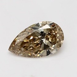 Diament o barwie fantazyjnej szlif gruszkowy, 0.7ct, SI1, Fancy Brown, GIA 2231710180