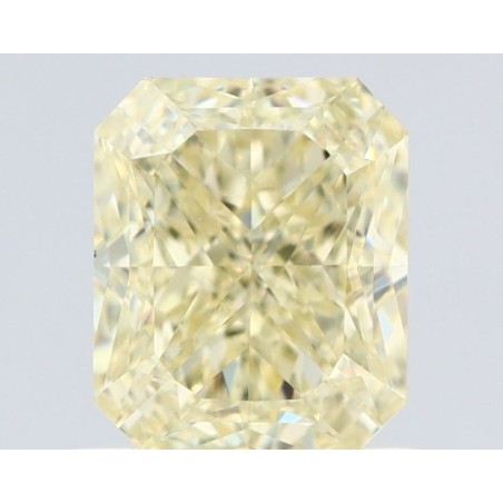 Diament o barwie fantazyjnej radiant, 1.05ct, VVS2, Fancy Light Yellow, GIA 7526296873