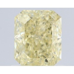 Diament o barwie fantazyjnej radiant, 1.01ct, VS1, Fancy Light Yellow, GIA 6522529360