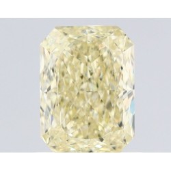Diament o barwie fantazyjnej radiant, 1.04ct, VVS2, Fancy Light Yellow, GIA 2524493167
