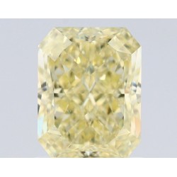 Diament o barwie fantazyjnej radiant, 1.22ct, VS1, Fancy Light Yellow, GIA 6521199703