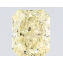Diament o barwie fantazyjnej radiant, 1.2ct, VVS1, Fancy Light Yellow, GIA 3525529104