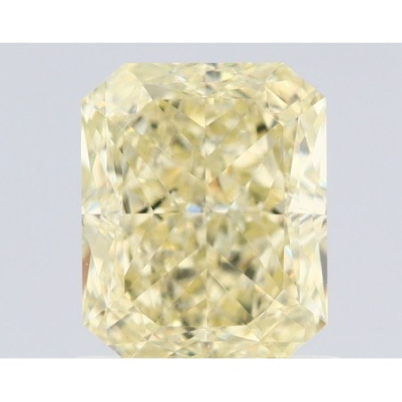 Diament o barwie fantazyjnej radiant, 1.11ct, VVS2, Fancy Light Yellow, GIA 2527493446