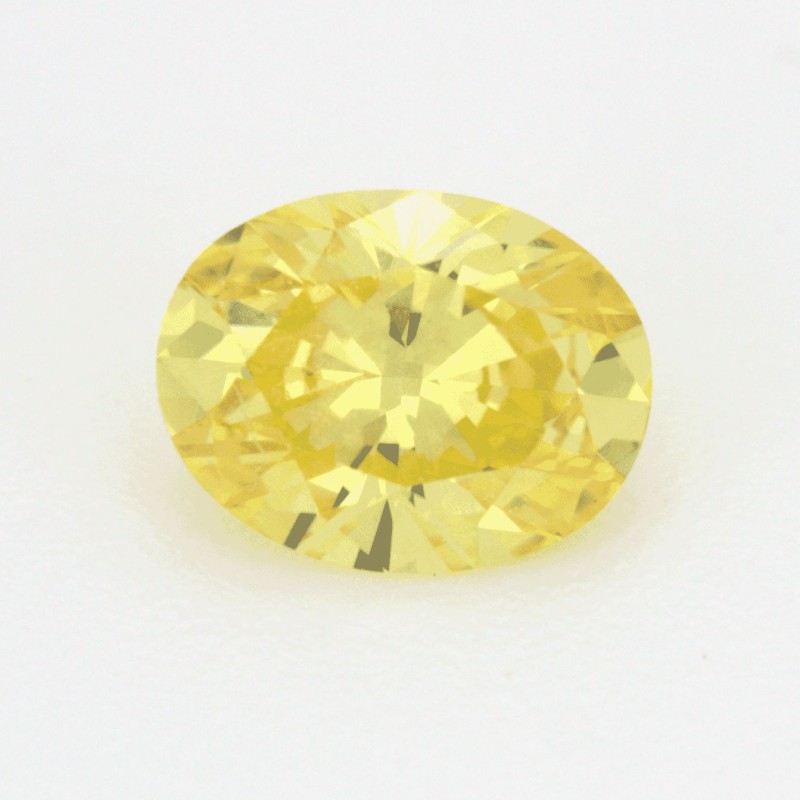 Diament o barwie fantazyjnej szlif owalny, 1.11ct, VVS1, Fancy Vivid Yellow, GIA 6203535237