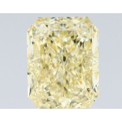 Diament o barwie fantazyjnej radiant, 1.5ct, VVS1, Fancy Light Yellow, GIA 2231536821