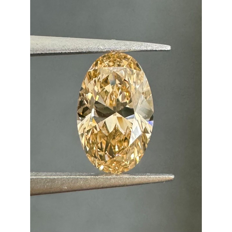 Diament o barwie fantazyjnej szlif owalny, 0.9ct, VS2, Fancy Brown Yellow, GIA 6224830380 Diament o barwie fantazyjnej szlif owalny, 0.9ct, VS2, Fancy Brown Yellow, GIA 6224830380