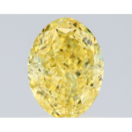 Diament o barwie fantazyjnej szlif owalny, 1.53ct, VVS2, Fancy Intense Yellow, GIA 2517801571