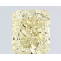 Diament o barwie fantazyjnej radiant, 1.31ct, VVS2, Fancy Light Yellow, GIA 2526389139