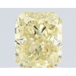 Diament o barwie fantazyjnej radiant, 1.02ct, VVS2, Fancy Light Yellow, GIA 5526182644
