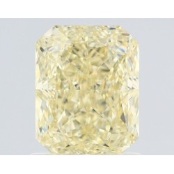 Diament o barwie fantazyjnej radiant, 1.31ct, VS1, Fancy Light Yellow, GIA 7526207127