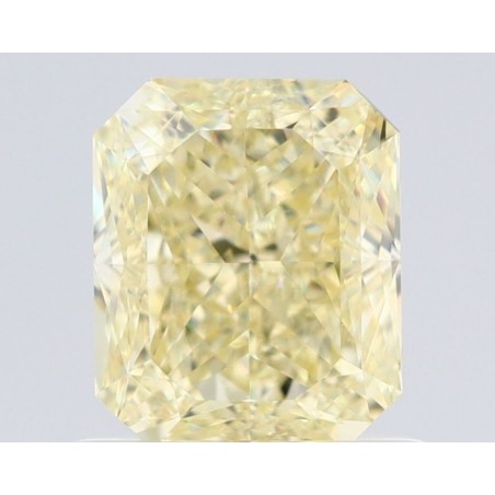 Diament o barwie fantazyjnej radiant, 1.01ct, VVS2, Fancy Light Yellow, GIA 7521492832