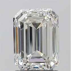 Diament szlif szmaragdowy, 1.7ct, VS1, H, GIA 7533564854