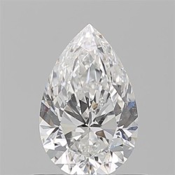 Diament szlif gruszkowy, 0.7ct, SI1, E, GIA 5536061500