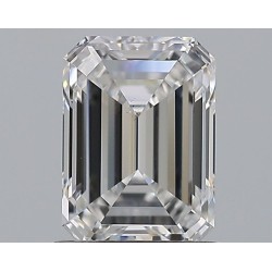 Diament szlif szmaragdowy, 1.21ct, VS2, E, GIA 7526249266
