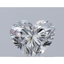 Diament serce, 0.5ct, VVS1, G, GIA 2537719289