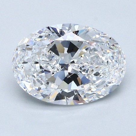 Diament szlif owalny, 1.8ct, VVS2, D, GIA 6522095843