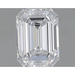 Diament szlif szmaragdowy, 0.5ct, VVS2, D, GIA 2526234039