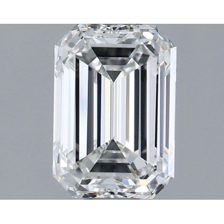 Diament szlif szmaragdowy, 0.73ct, VVS2, G, GIA 7526671651