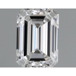 Diament szlif szmaragdowy, 0.5ct, VVS2, F, GIA 1528000680