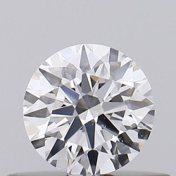 Diament szlif okrągły, 0.34ct, SI1, E, GIA 2526635632