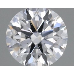 Diament szlif okrągły, 0.4ct, SI1, D, GIA 2517546435