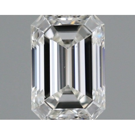 Diament szlif szmaragdowy, 0.4ct, SI1, I, GIA 6522460594