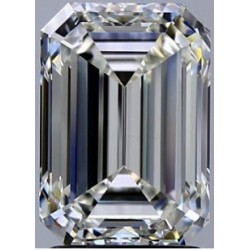 Diament szlif szmaragdowy, 2ct, SI1, H, GIA 5513482996