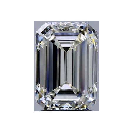Diament szlif szmaragdowy, 2ct, SI1, H, GIA 5513482996