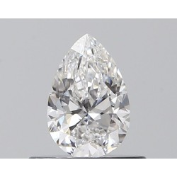 Diament szlif gruszkowy, 0.4ct, VVS2, D, GIA 7526021121