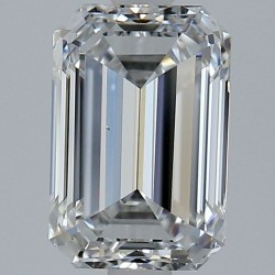 Diament szlif szmaragdowy, 1.71ct, VS2, F, GIA 6501875766