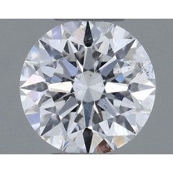 Diament szlif okrągły, 0.47ct, SI2, D, GIA 2527526880