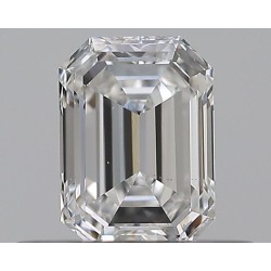 Diament szlif szmaragdowy, 0.35ct, VS2, F, GIA 5516770805