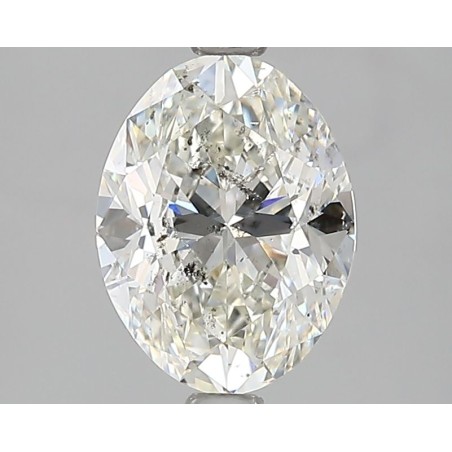 Diament szlif owalny, 1.51ct, SI2, H, HRD 240000113707