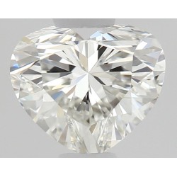 Diament serce, 0.5ct, VVS2, H, GIA 2537778780