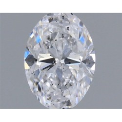 Diament szlif owalny, 0.41ct, SI2, D, HRD 250000258784