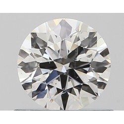 Diament szlif okrągły, 0.59ct, SI2, H, GIA 5506135946