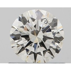 Diament szlif okrągły, 0.59ct, SI2, I, GIA 2506121535