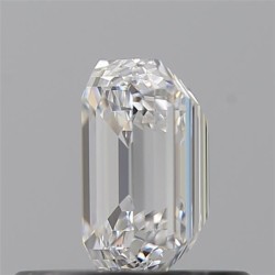Diament szlif szmaragdowy, 0.5ct, VVS1, E, GIA 6415115580