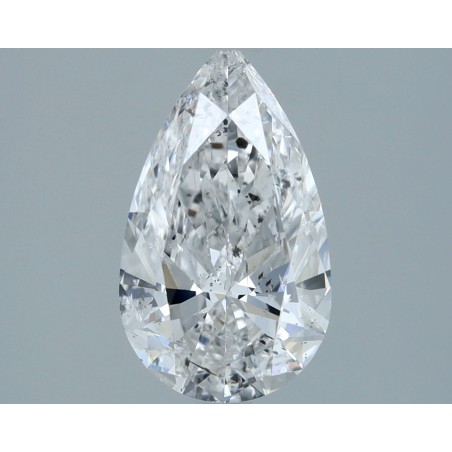 Diament szlif gruszkowy, 1.3ct, SI2, E, HRD 250000261594