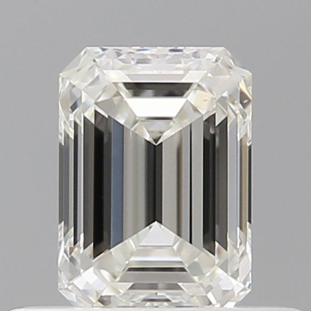 Diament szlif szmaragdowy, 0.5ct, VS2, H, GIA 6532519645