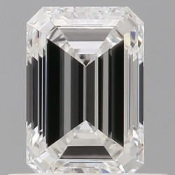 Diament szlif szmaragdowy, 0.61ct, VS1, F, GIA 7523361080