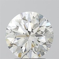 Diament szlif okrągły, 2ct, SI2, I, GIA 6512664362