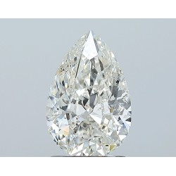 Diament szlif gruszkowy, 1.51ct, SI2, H, HRD 250000256587