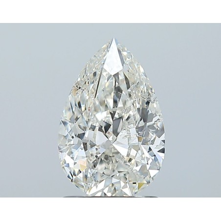 Diament szlif gruszkowy, 1.51ct, SI2, H, HRD 250000256587