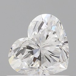 Diament serce, 0.5ct, VVS1, E, GIA 6522682009